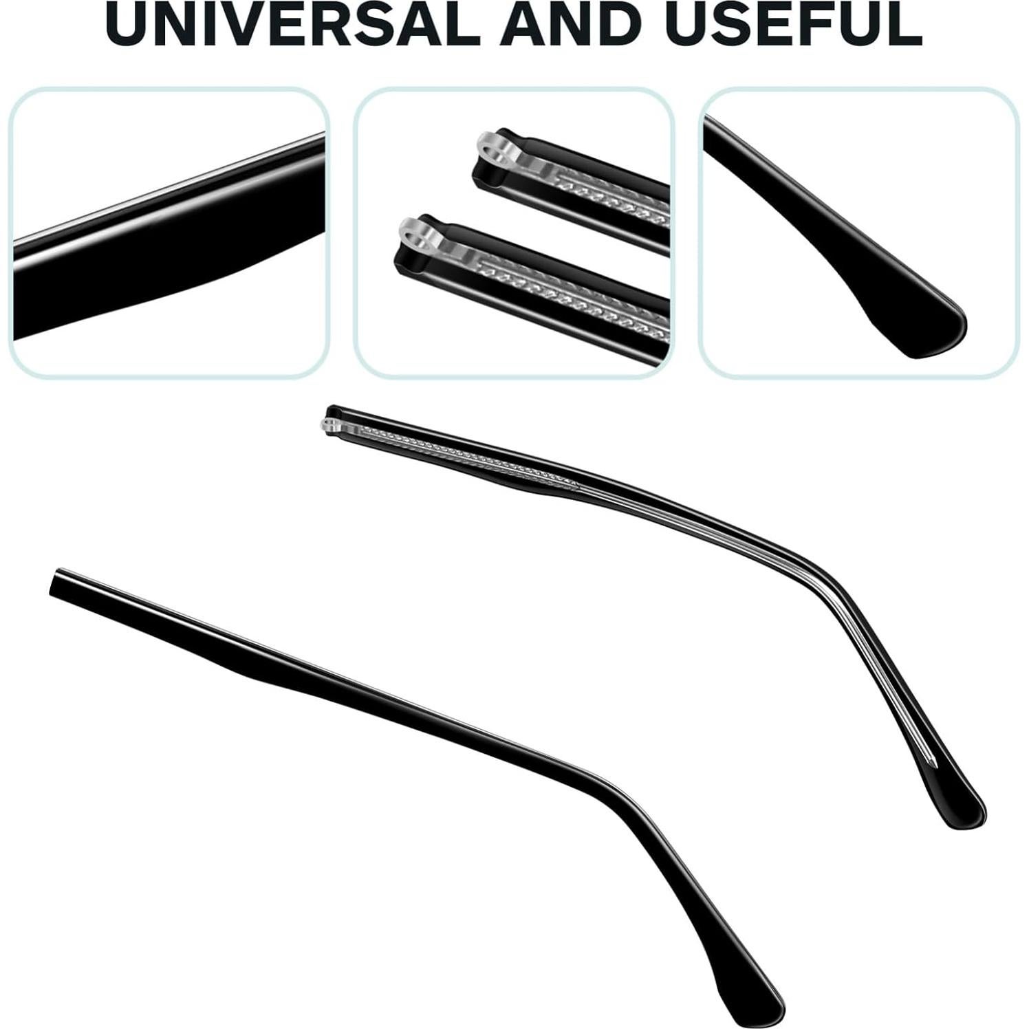 Kit de Reemplazo de Brazos de Gafas Metal BESPORTBLE - Universal