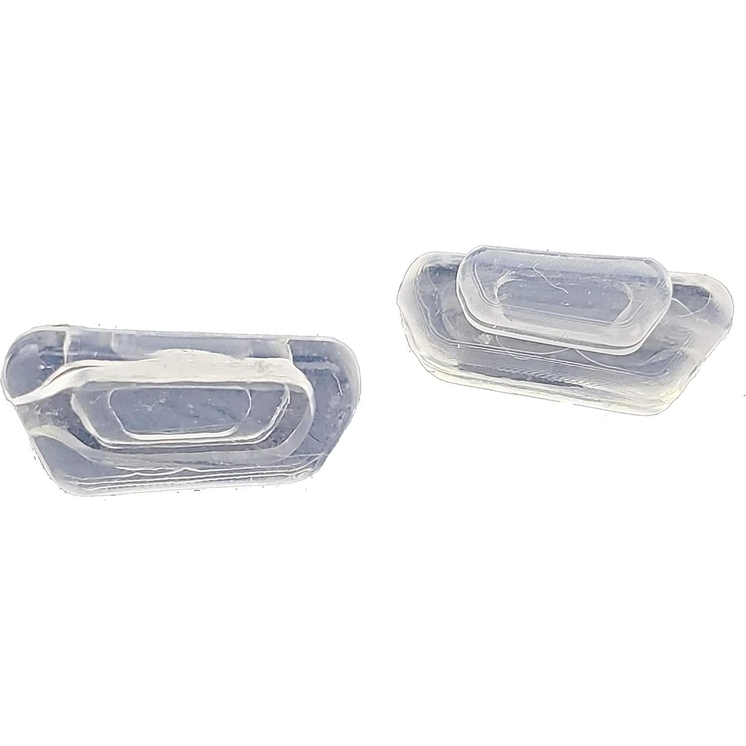 Almohadillas de Nariz de Silicona 13x7 mm para Gafas - 2 Pares