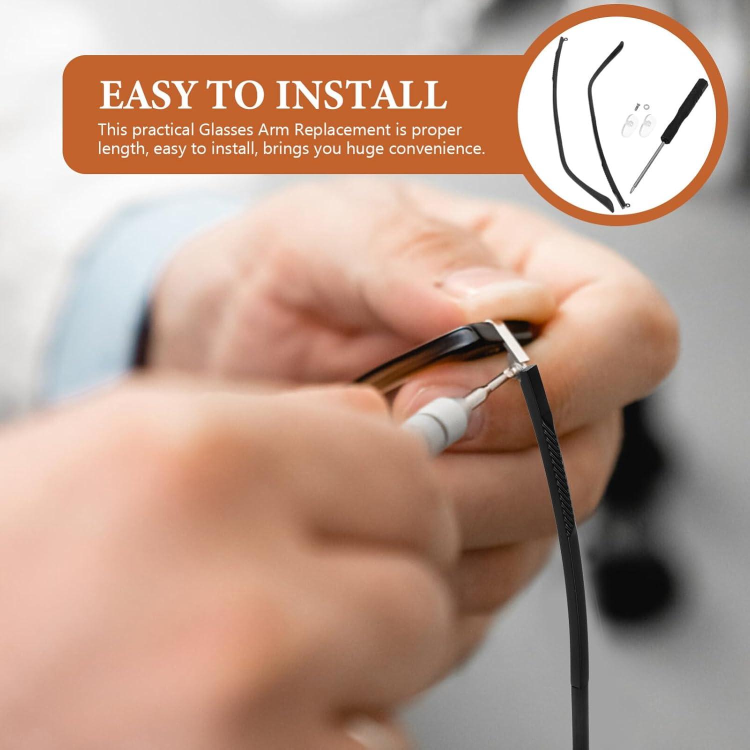 Brazos de Reemplazo para Gafas Healvian Metal 13x4.5cm