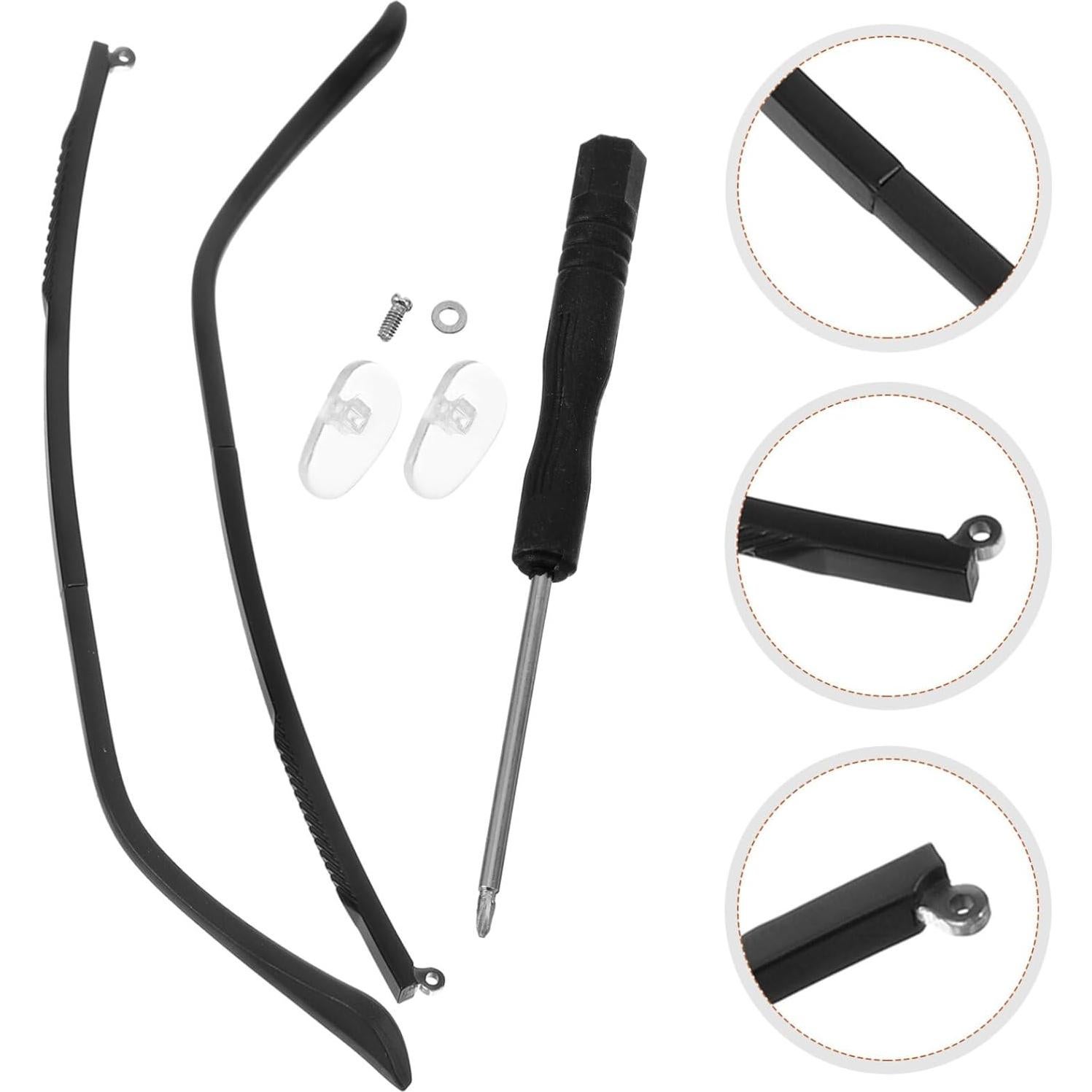 Brazos de Reemplazo para Gafas Healvian Metal 13x4.5cm