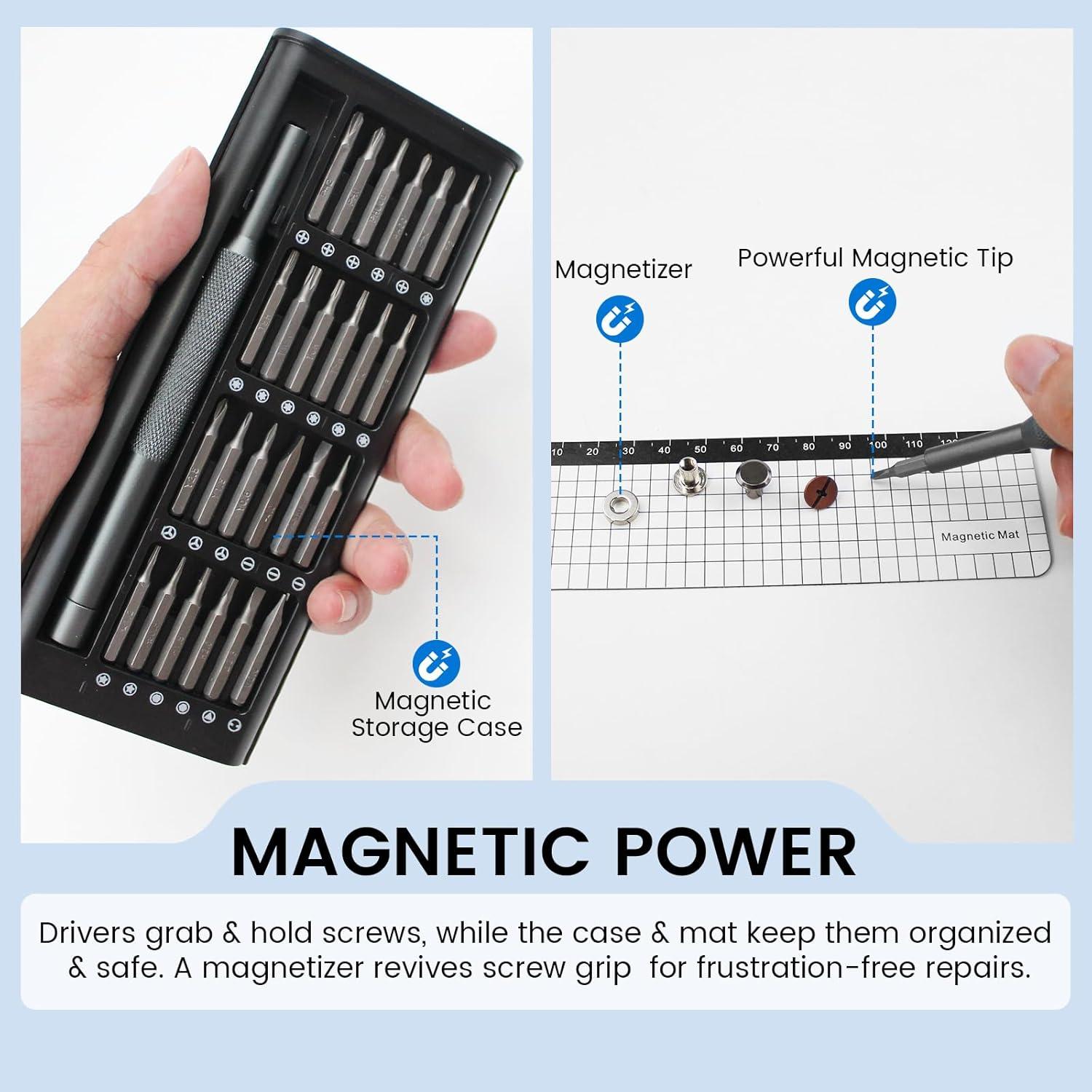 Juego de Destornilladores de Precisión 27 en 1 Tokusatsu