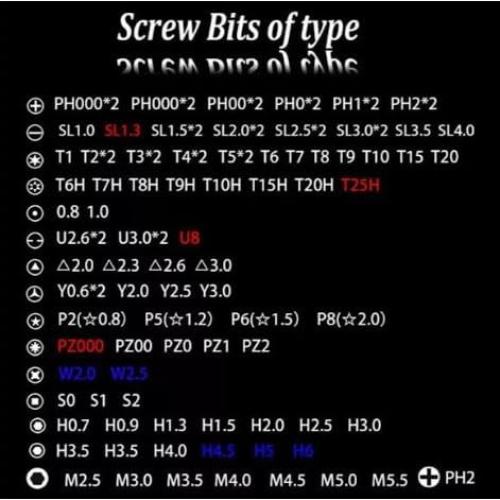 Juego de Destornilladores de Precisión 117 en 1 G.B.S