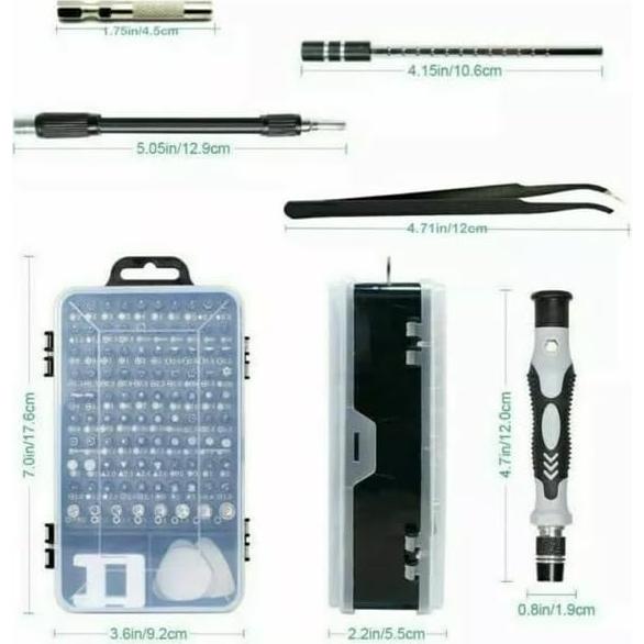 Juego de Destornilladores de Precisión 117 en 1 G.B.S