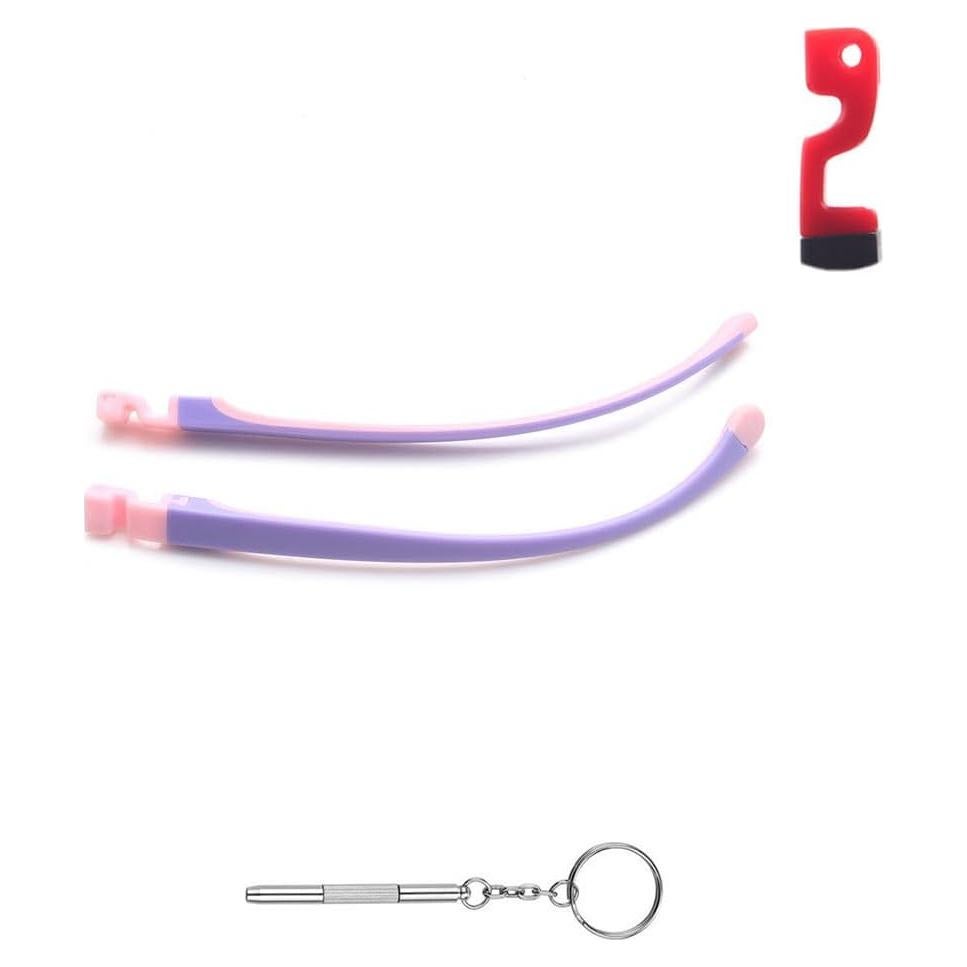 Brazos de Reemplazo para Gafas de Niños Janky Silicona Rosa