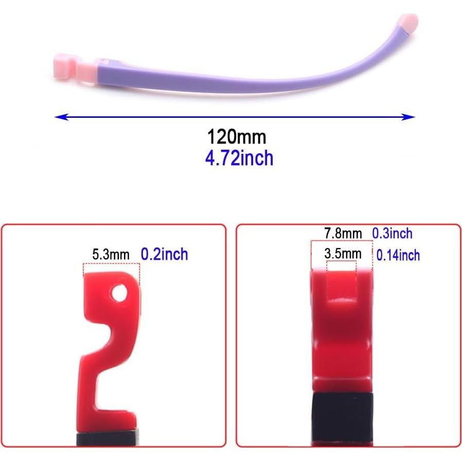 Brazos de Reemplazo para Gafas de Niños Janky Silicona Rosa