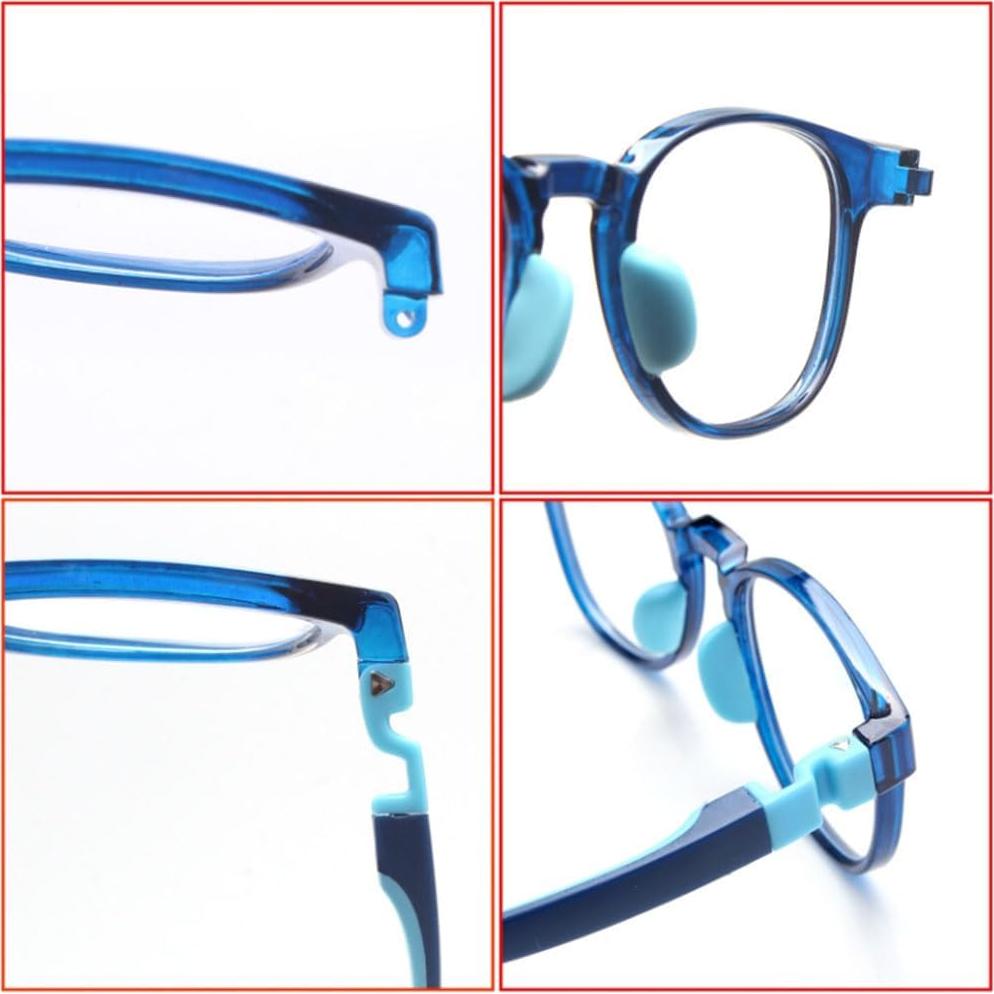 Brazos de Reemplazo para Gafas de Niños Janky Silicona Rosa