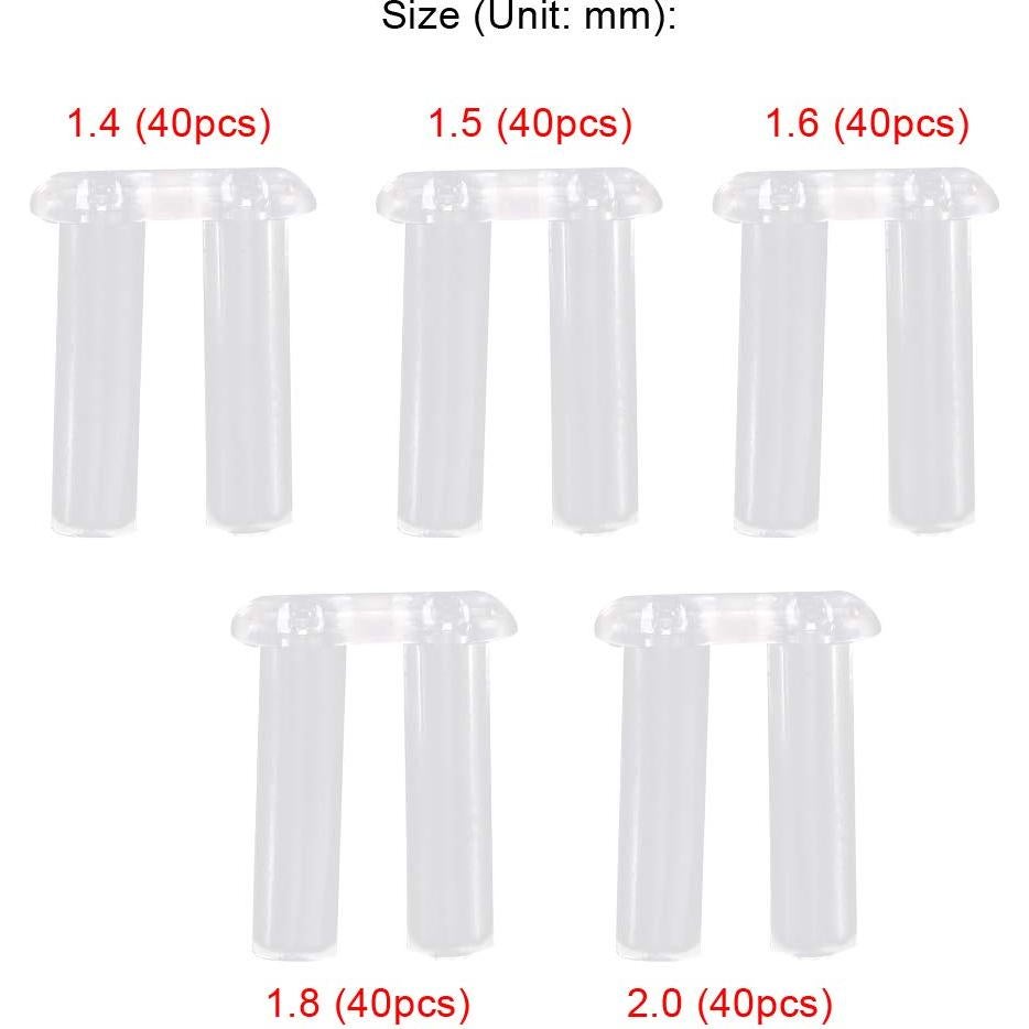 200 Piezas Mangas de Plástico Transparente BORDSTRACT para Gafas