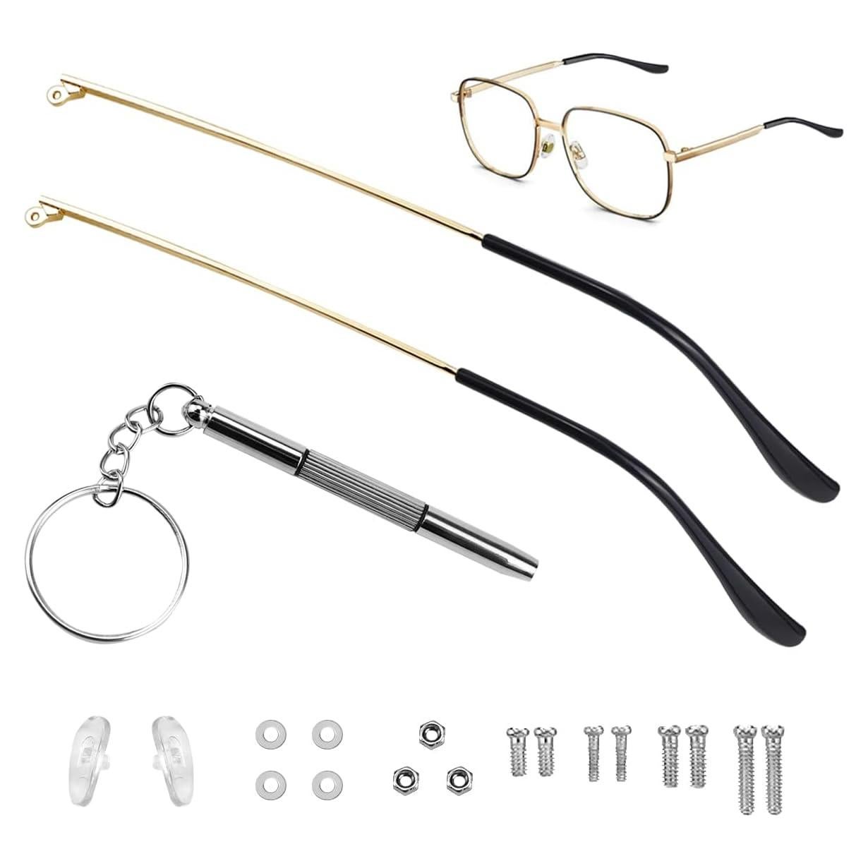 Brazo de Reemplazo para Gafas FERCAISH Metal Dorado 14x3cm