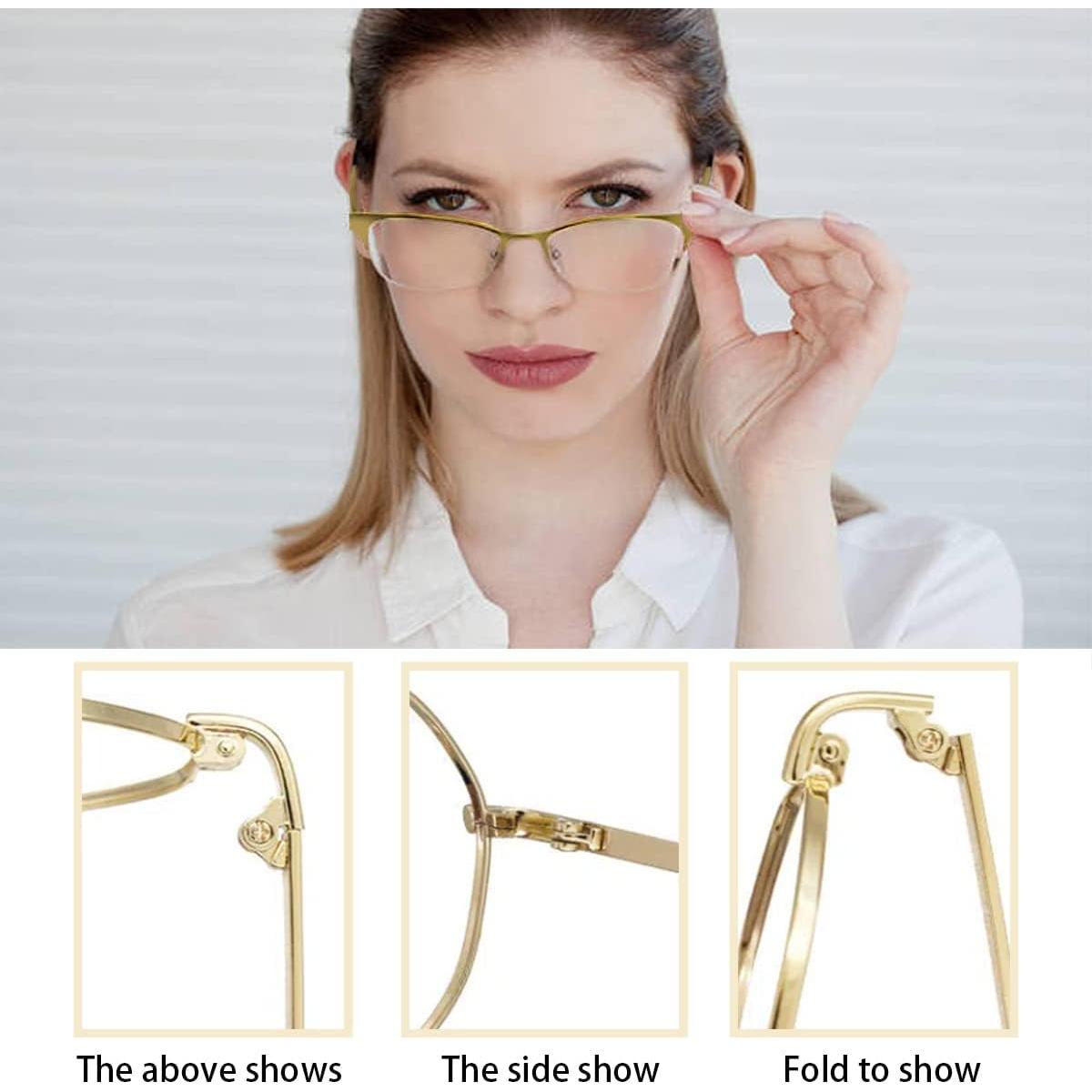 Brazo de Reemplazo para Gafas FERCAISH Metal Dorado 14x3cm