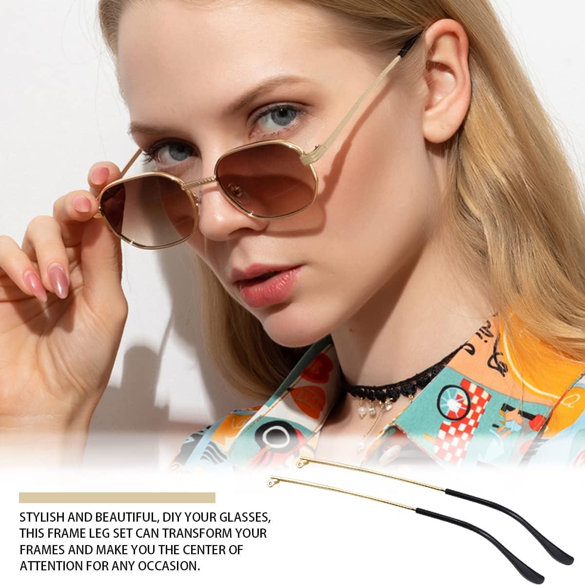 Brazo de Reemplazo para Gafas FERCAISH Metal Dorado 14x3cm