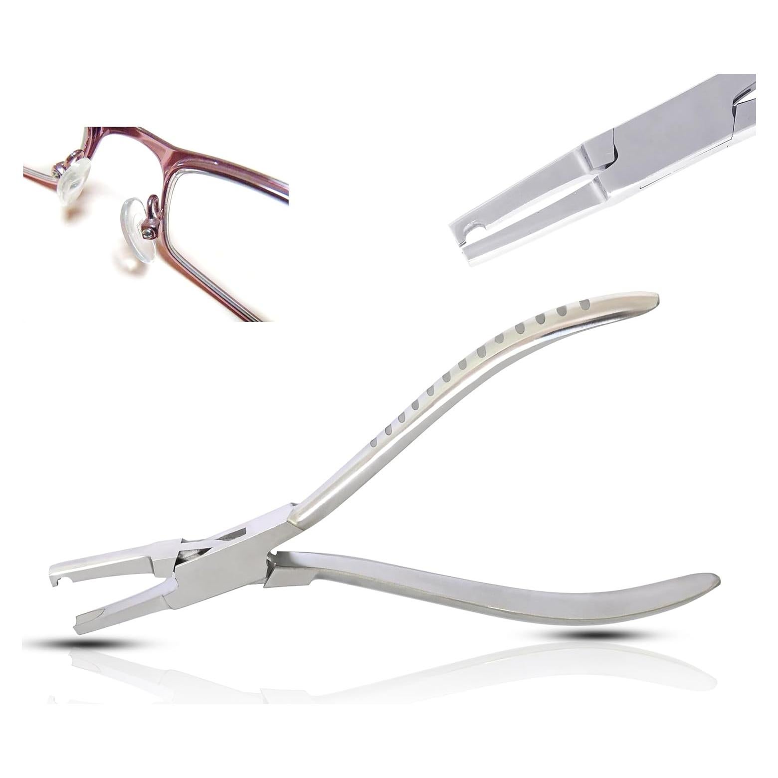 Pinzas de Acero Inoxidable OdontoMed2011 para Gafas