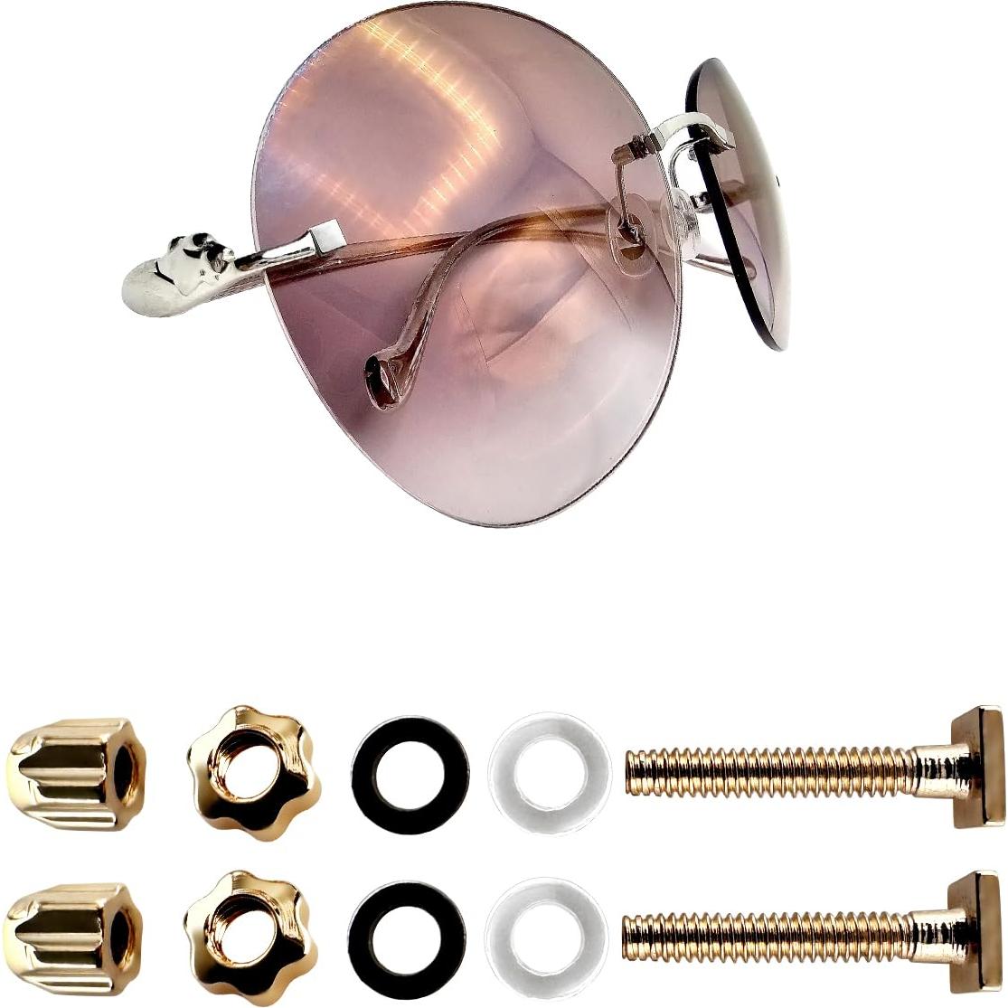 Kit de Reemplazo de Tornillos para Gafas Cartier Dorado