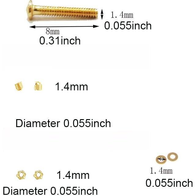 Kit de Reparación para Gafas Sin Montura Janky - Tornillos y Destornillador