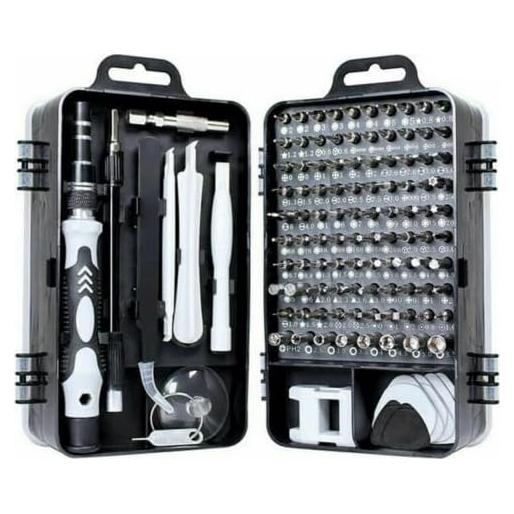 Juego de Puntas de Destornillador Magnético 117PCS LA PIEZA PERFECTA