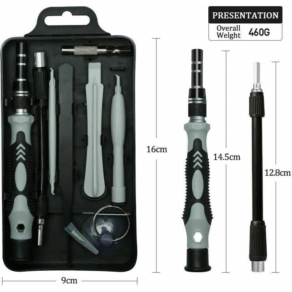 Juego de Puntas de Destornillador Magnético 117PCS LA PIEZA PERFECTA