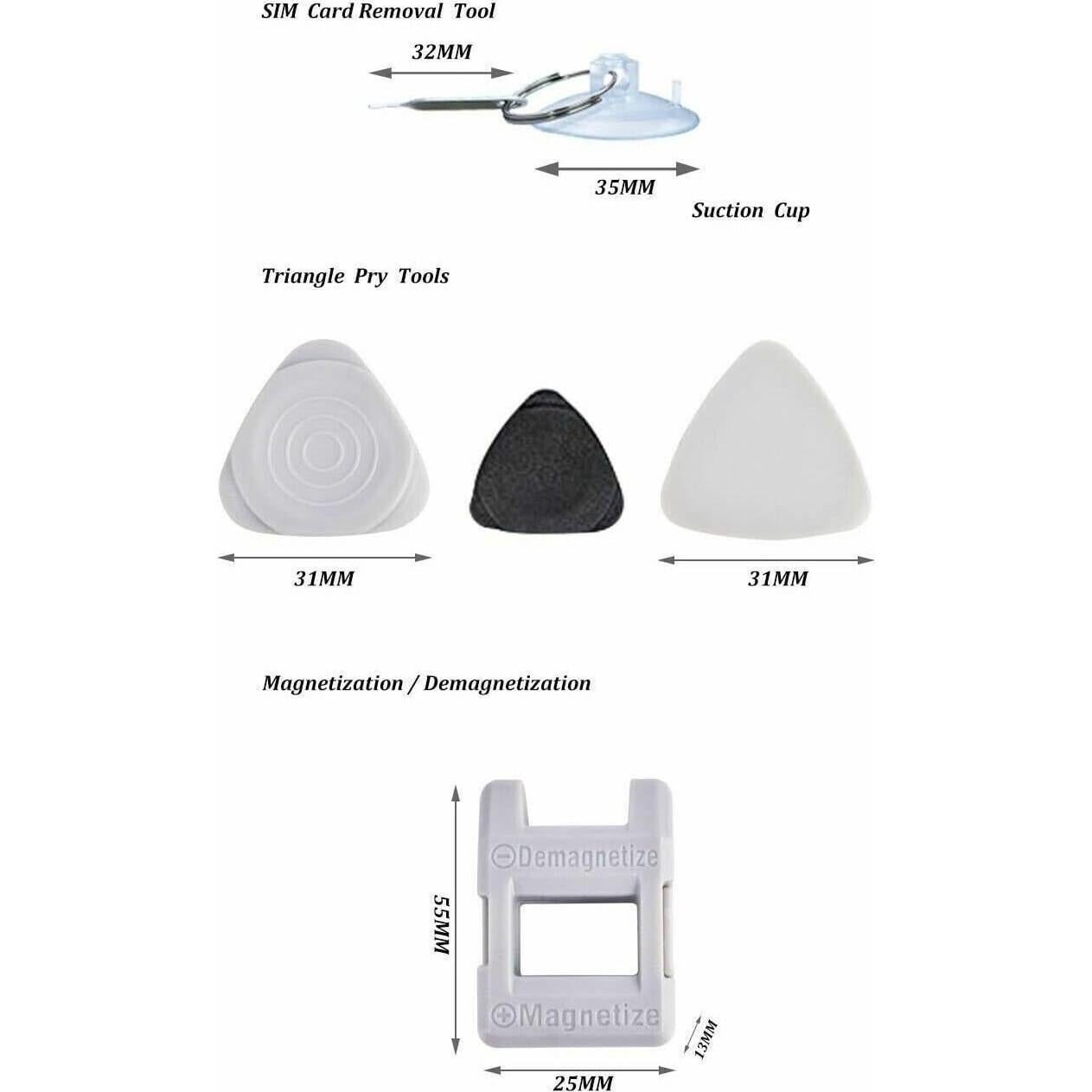 Juego de Puntas de Destornillador Magnético 117PCS LA PIEZA PERFECTA