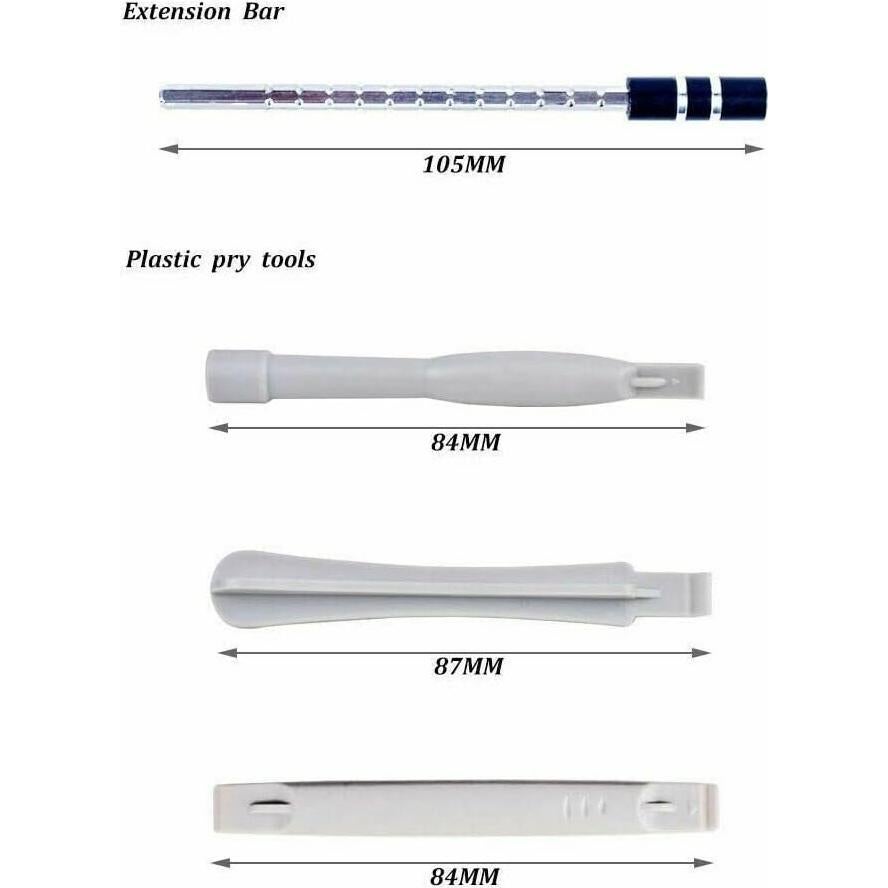 Juego de Puntas de Destornillador Magnético 117PCS LA PIEZA PERFECTA