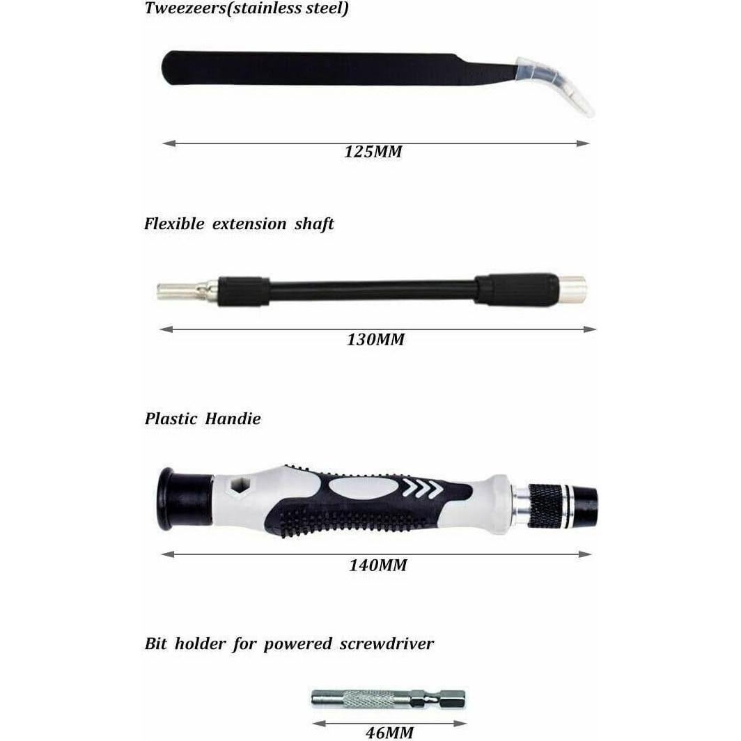 Juego de Puntas de Destornillador Magnético 117PCS LA PIEZA PERFECTA