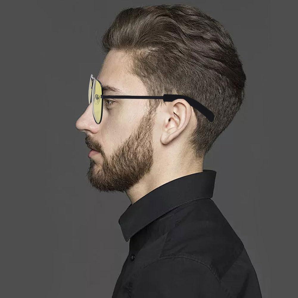 6 Almohadillas de Algodón Negras SHUNCHG para Gafas Cómodas