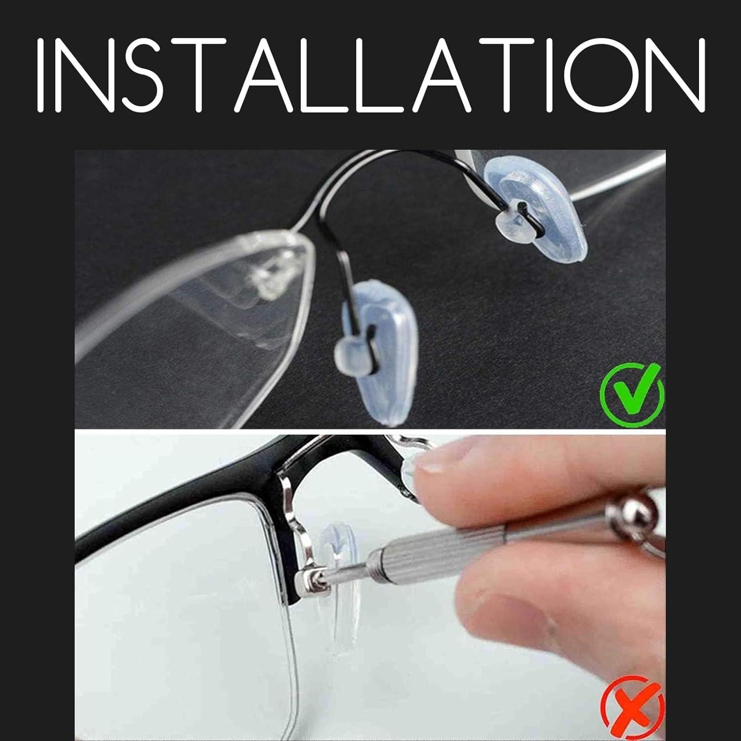 50 Almohadillas de Silicona para Nariz Gafas LINYUEARUI