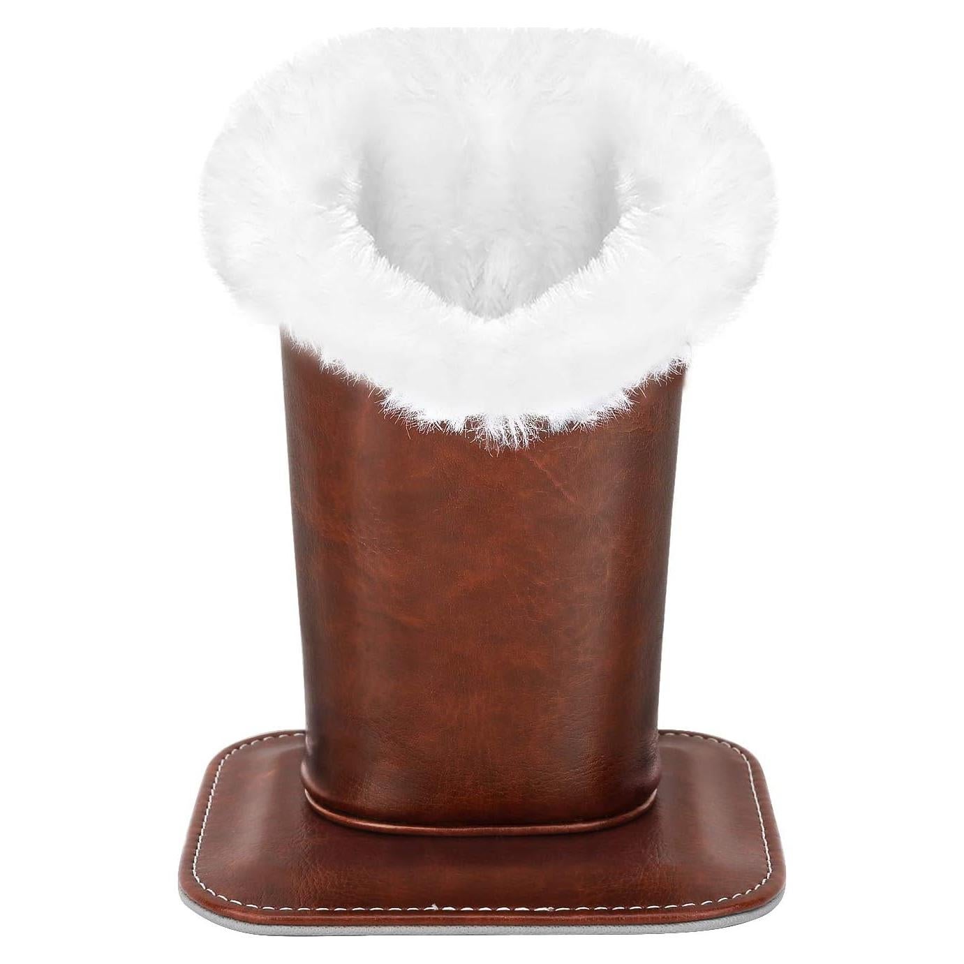 Soporte para Gafas MoKo de Cuero PU con Forro de Terciopelo