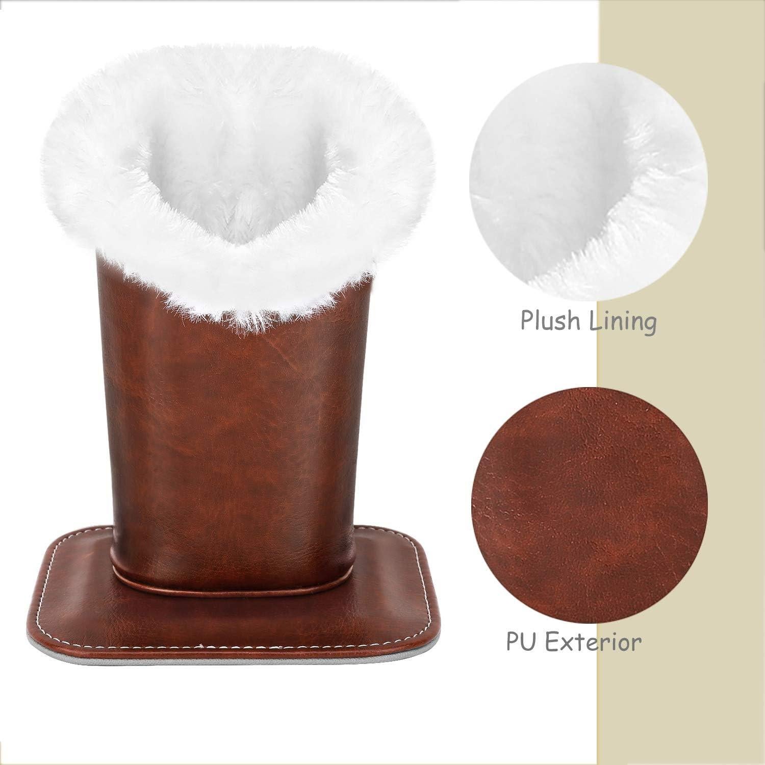 Soporte para Gafas MoKo de Cuero PU con Forro de Terciopelo