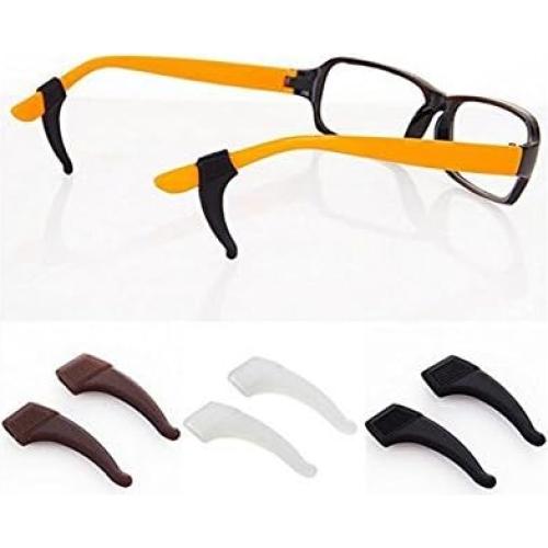 5 Pares Almohadillas Antideslizantes para Gafas Upstore Negro