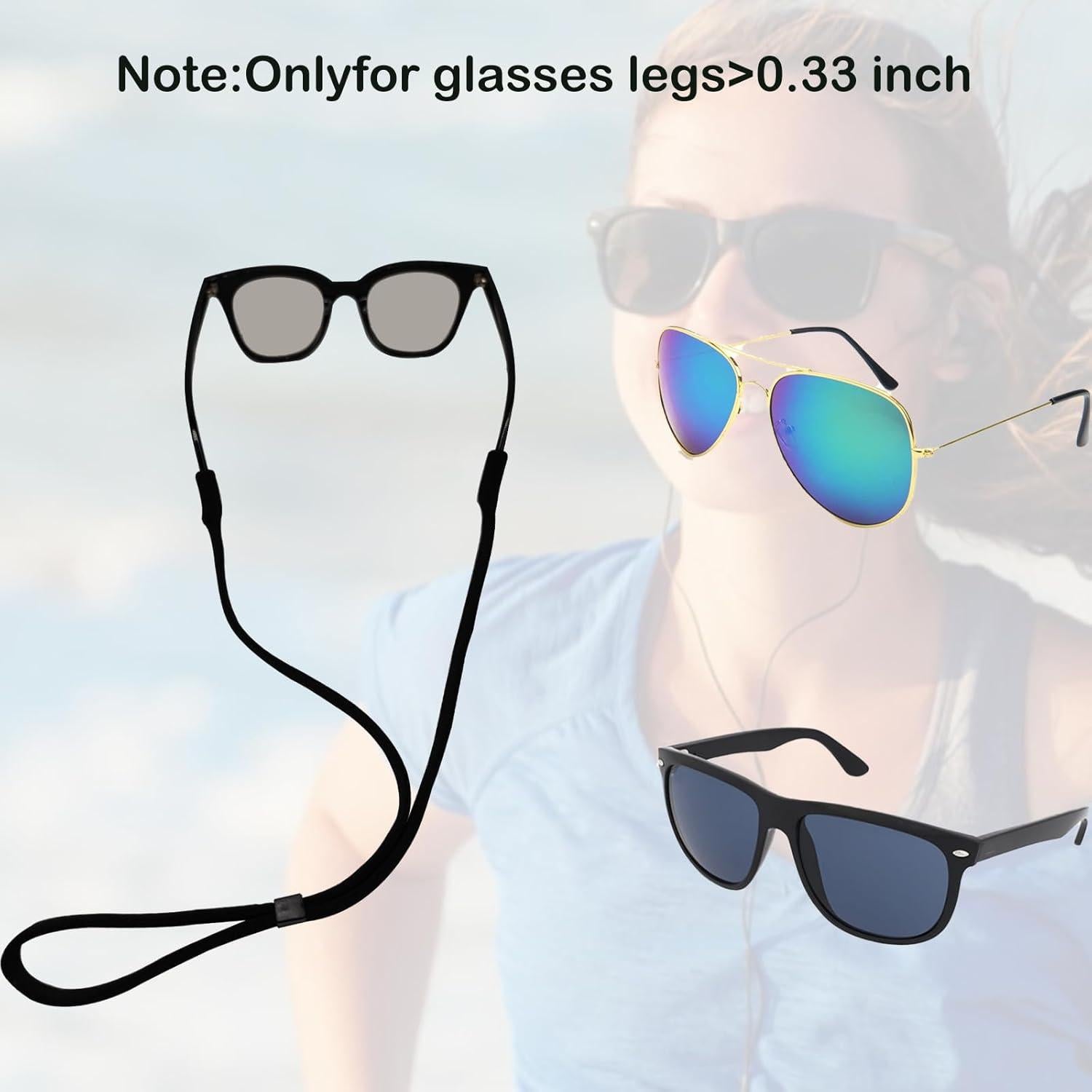 Correa de Gafas Unisex 6 Piezas Ajustable Nylon Spandex