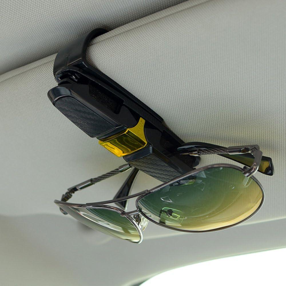Soportes de Gafas para Visera de Coche FineGood - Doble Clip