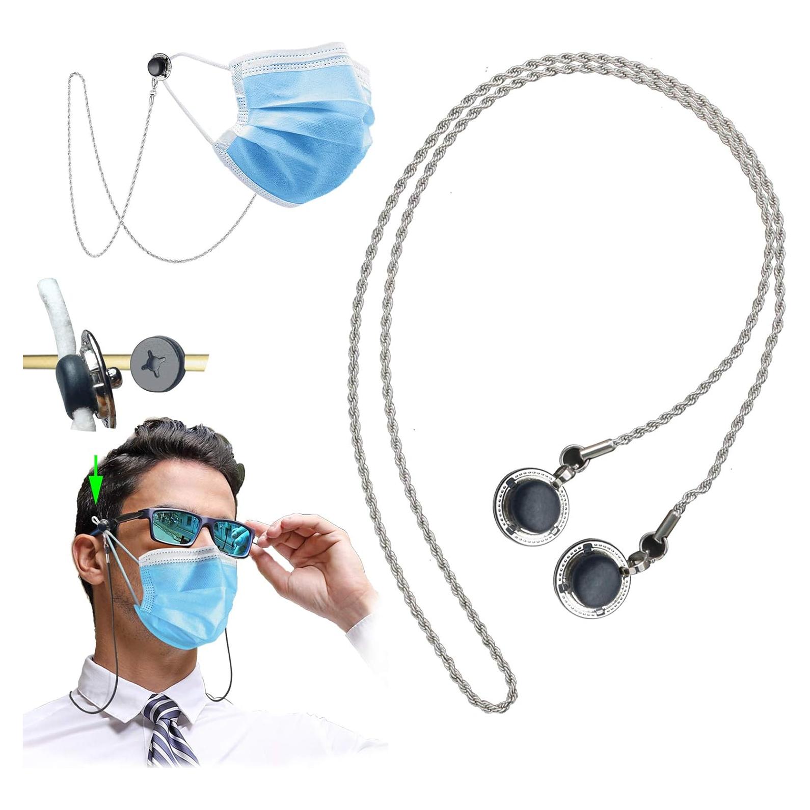 Ganchos ajustables para gafas y mascarillas SHENGCHUANG - 4 piezas