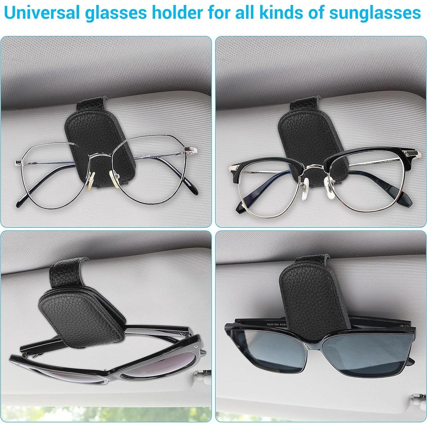 Clip Magnético para Gafas de Sol Yesrock - Accesorio Coche Negro