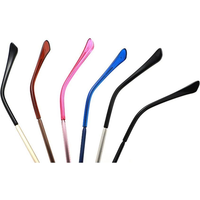 Patas de Gafas de Reemplazo Janky Plateadas 13.97 cm 3-en-1