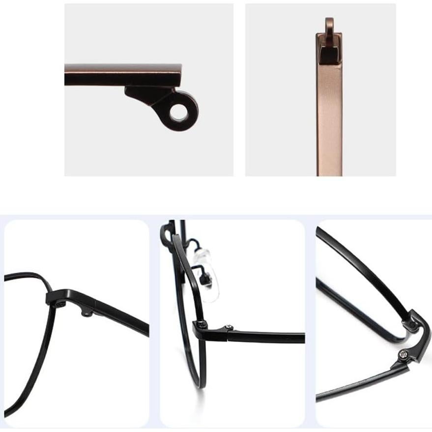 Patas de Gafas de Reemplazo Janky Plateadas 13.97 cm 3-en-1