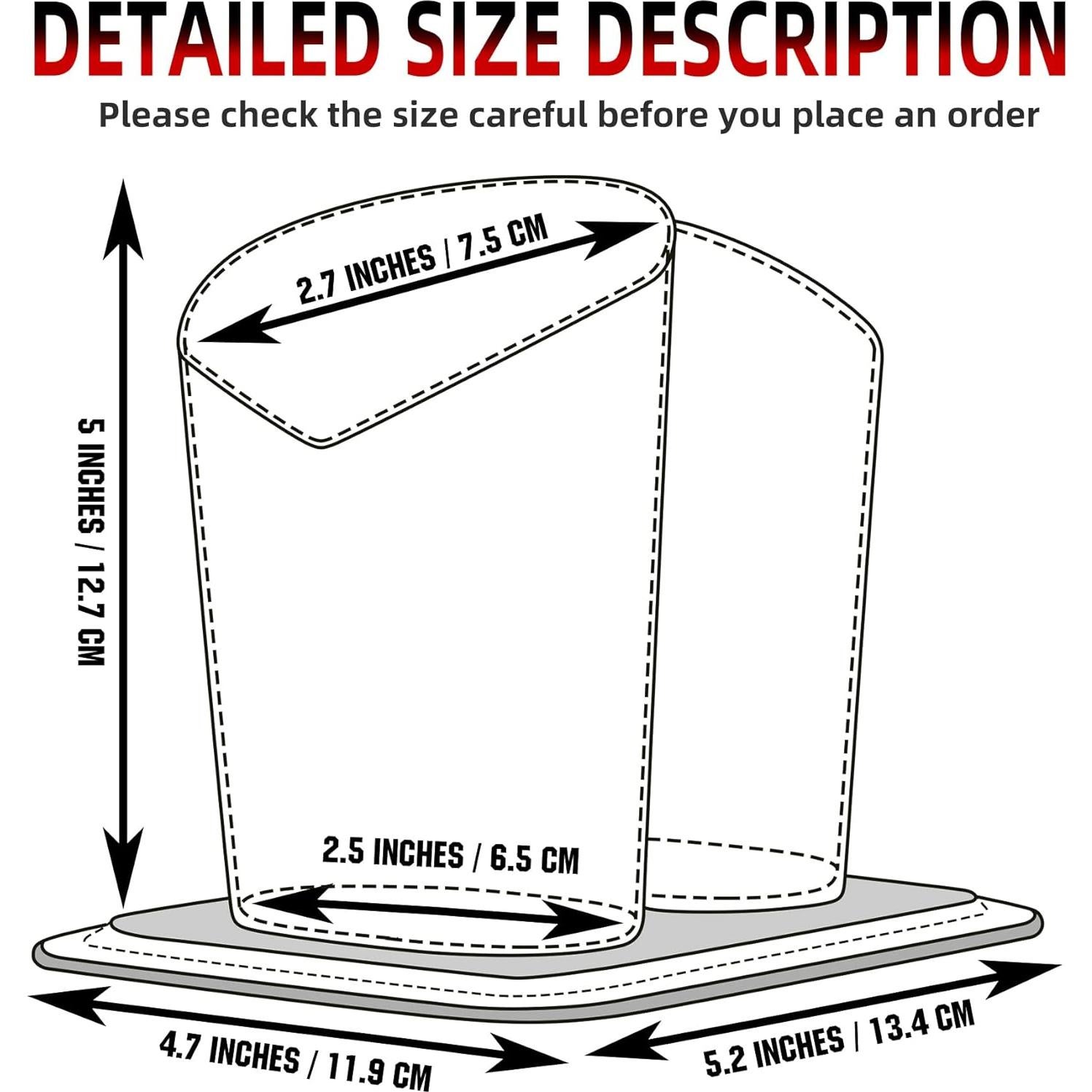 Soporte de Gafas Doble Forrado de Peluche BVYA - 12x10x8 cm