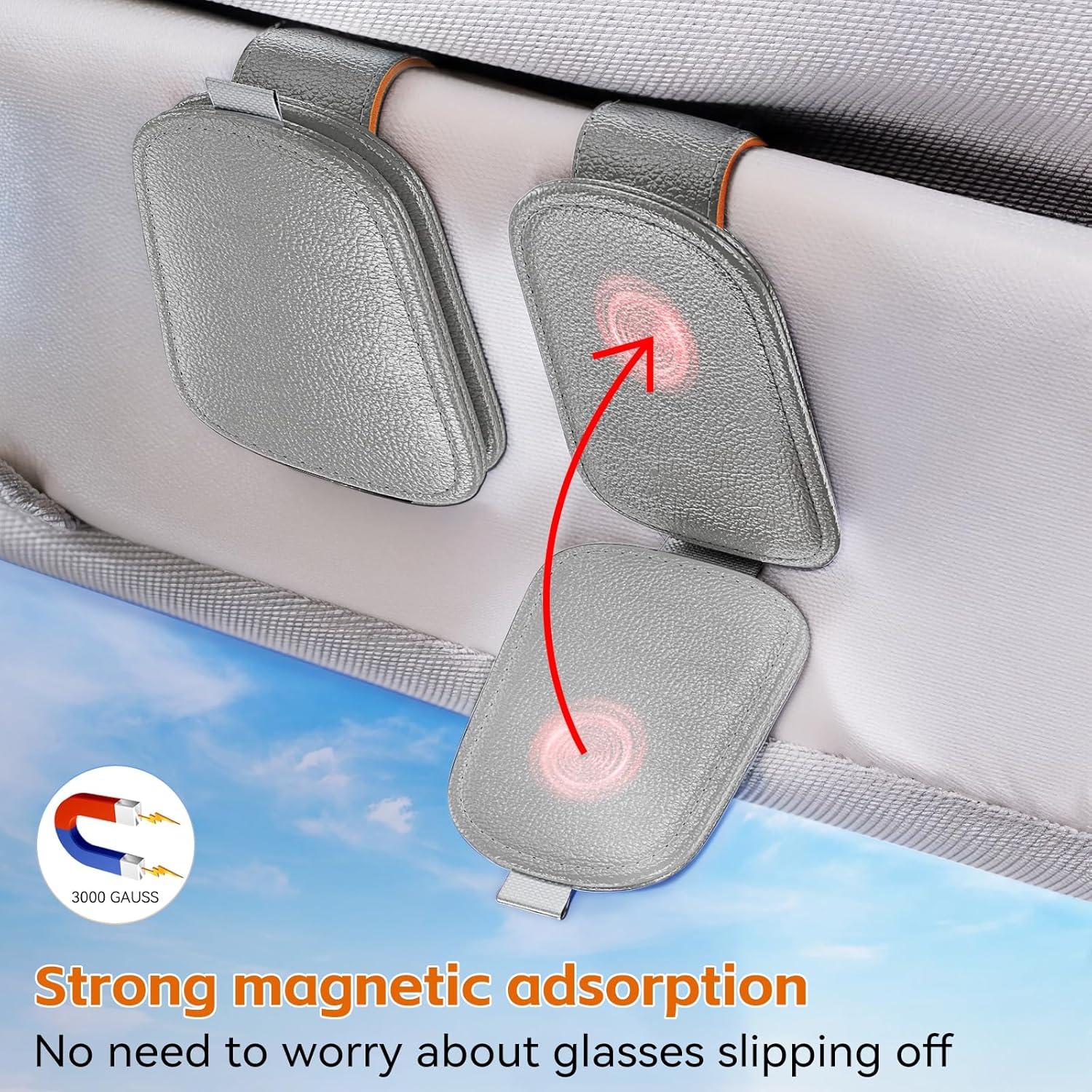 Soporte de Gafas de Sol para Visera de Coche Coolpow - 2 Paquetes