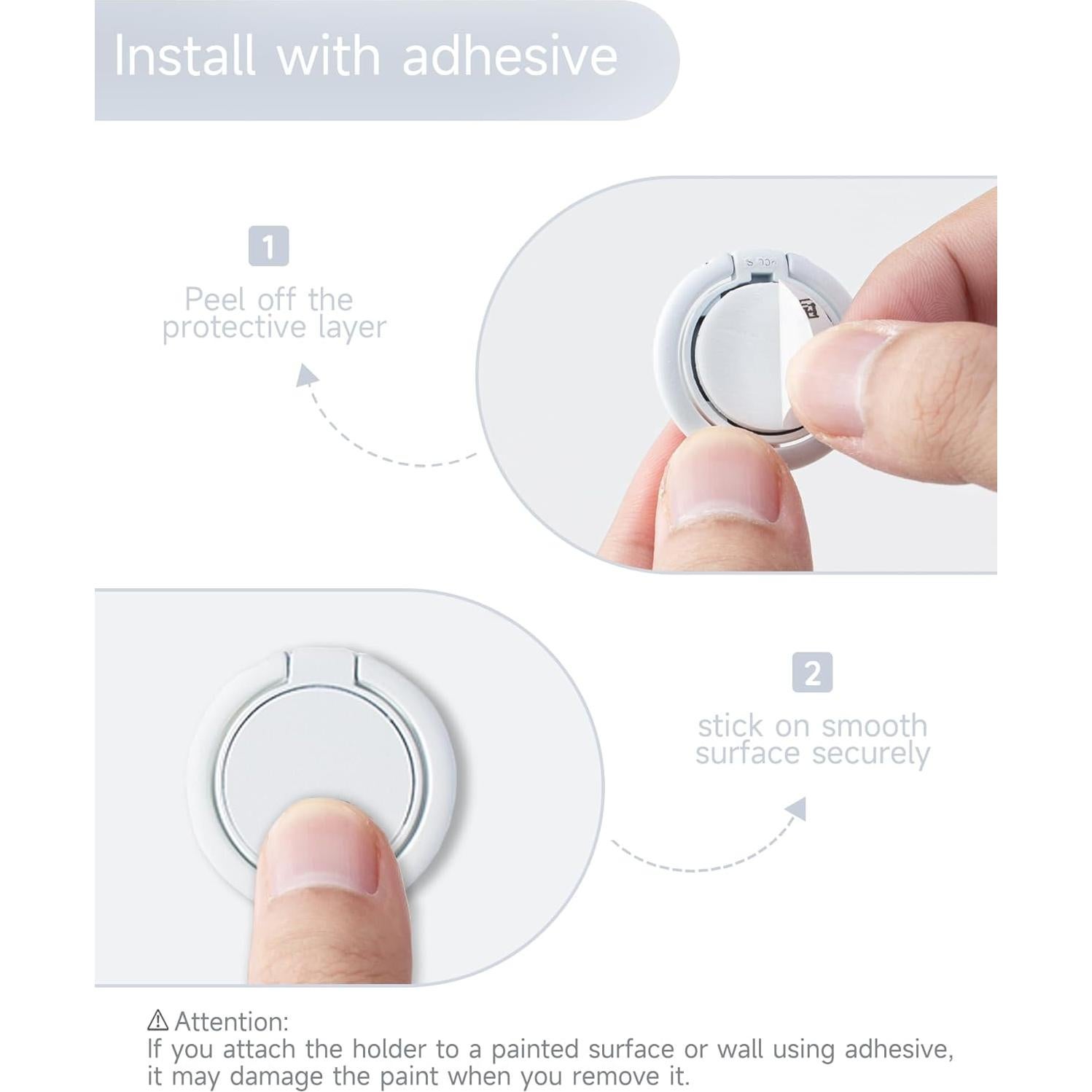 Organizador de Gafas de Sol Oaque 12 Soportes Adhesivos Blancos