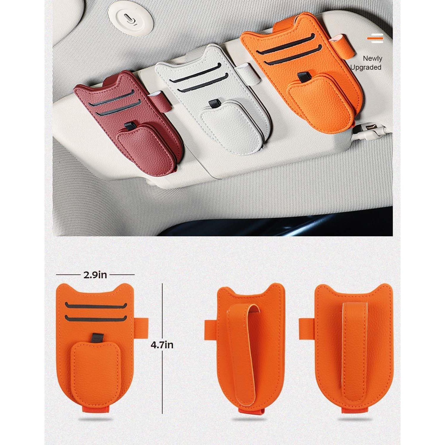 Soporte de Gafas de Sol para Coche fccairms Negro