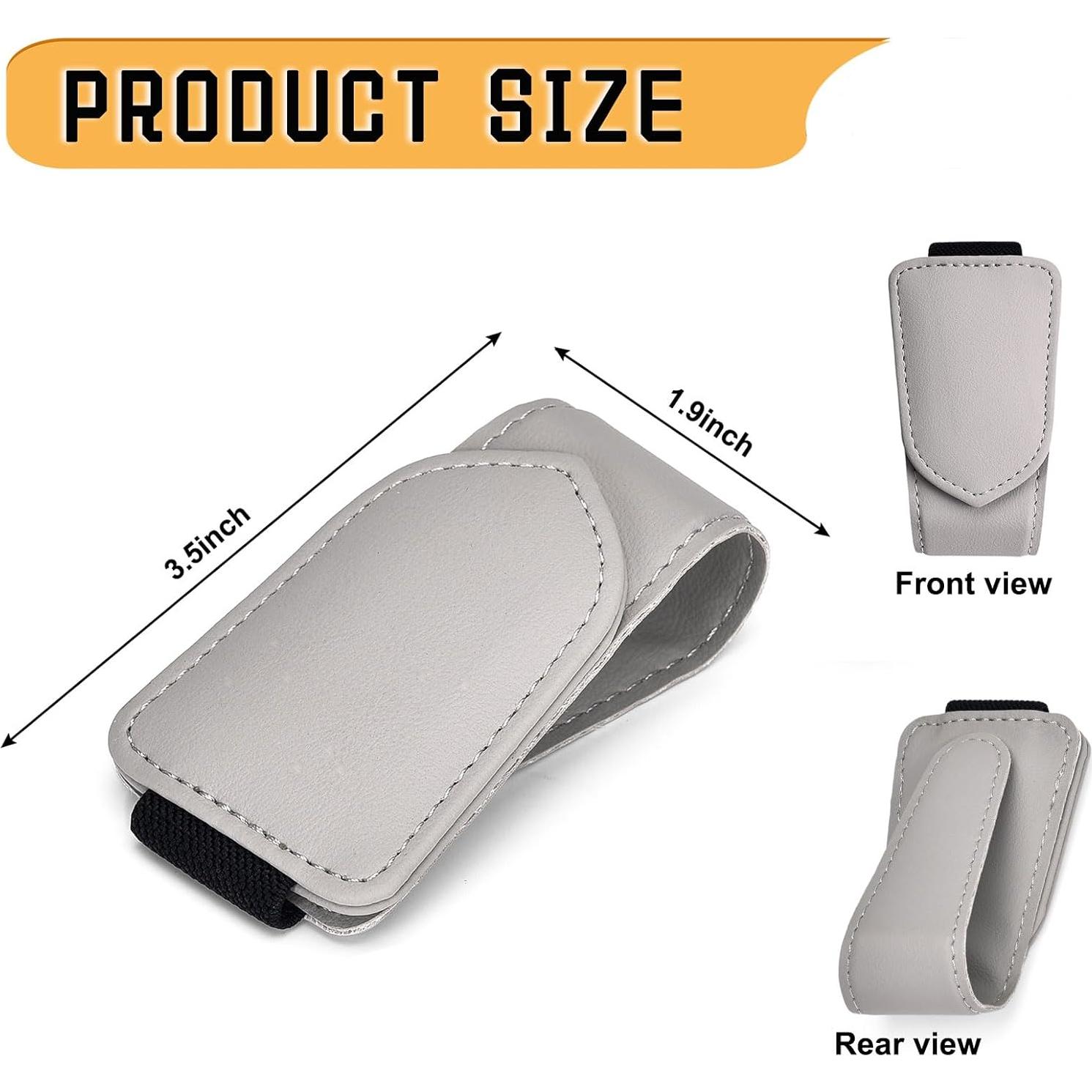 Soporte de Gafas de Sol Syusia SSGH001 para Visera de Coche Gris