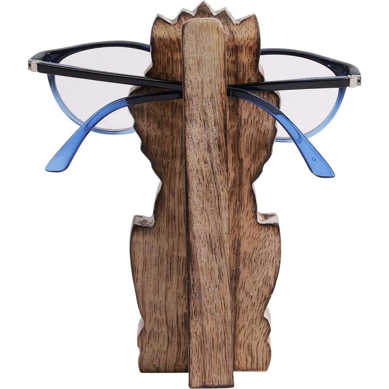 Soporte de Gafas de Madera EARTHLY HOME - Diseño Único 15 cm