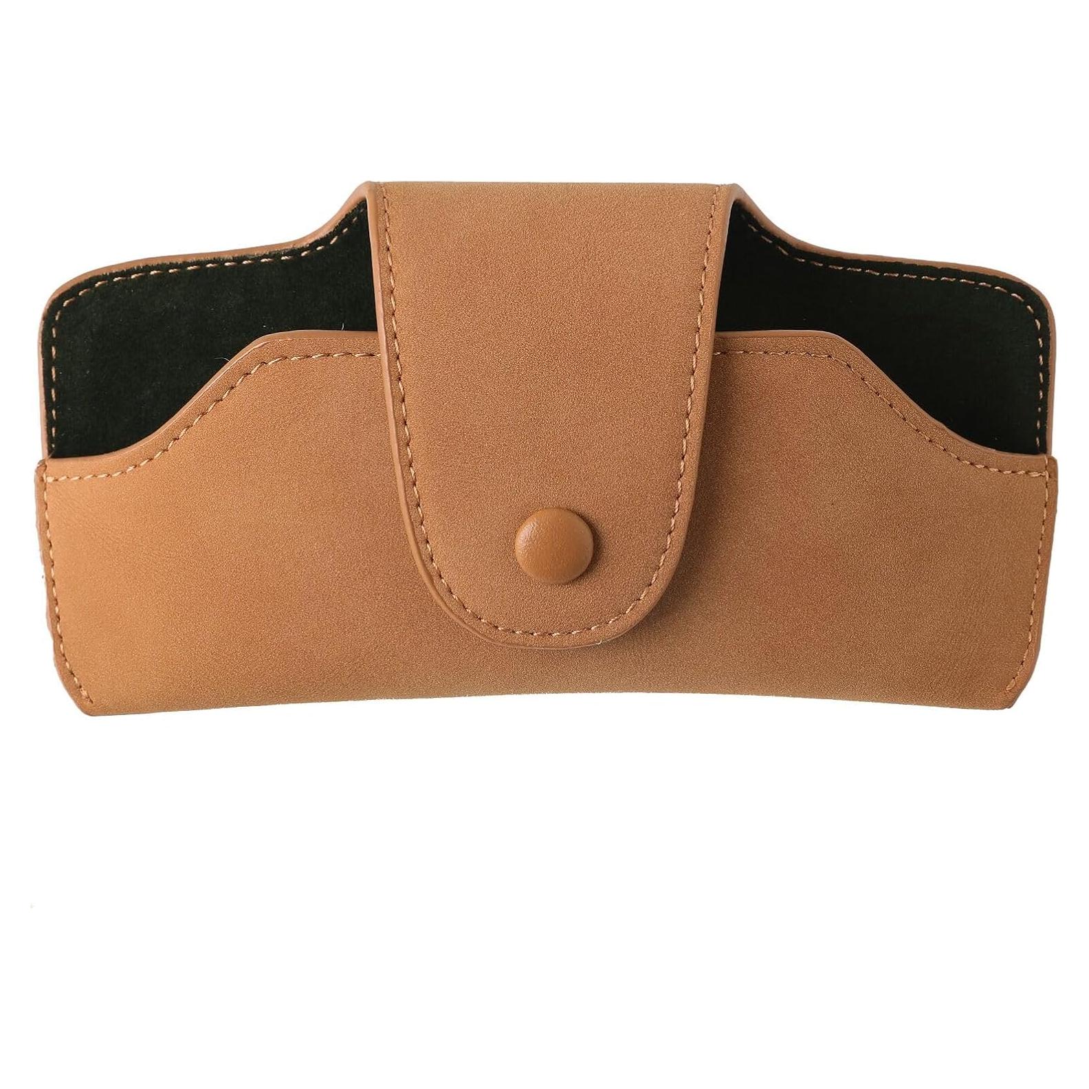 Soporte de Gafas para Coche GELVTIC 08 Cuero Vegano Marrón