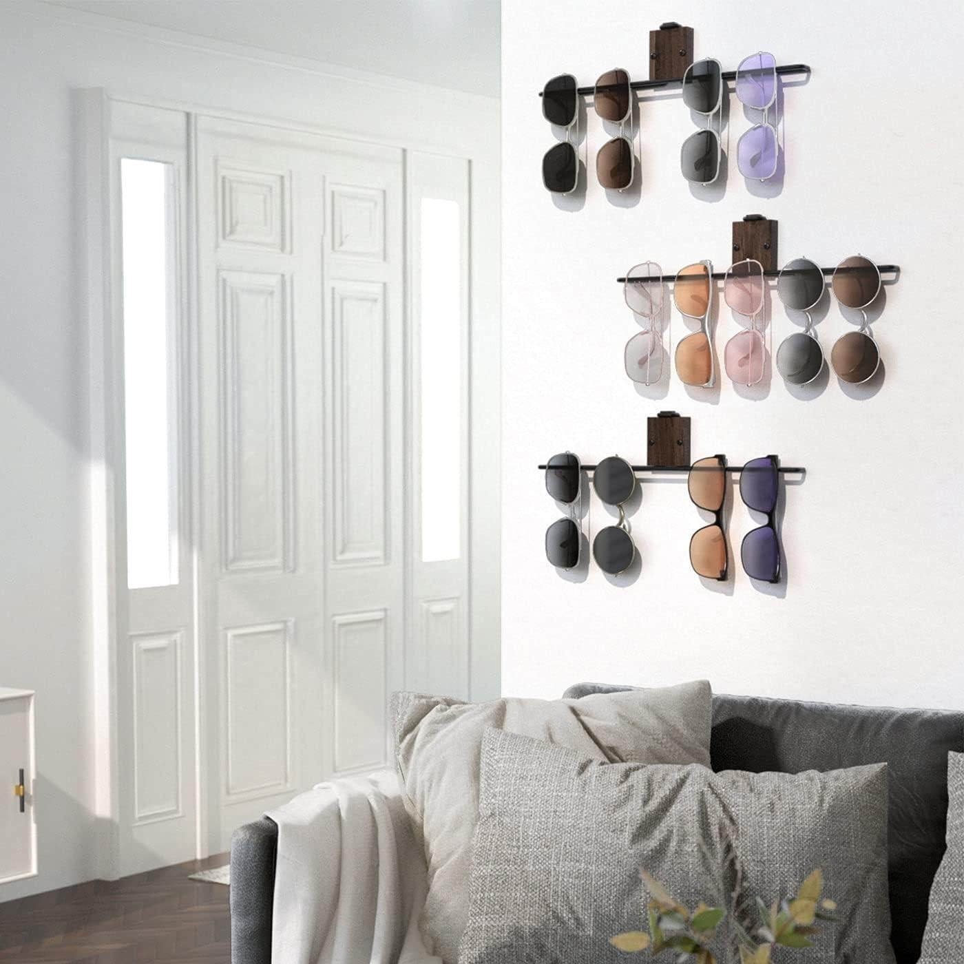 Organizador de Gafas de Sol J JACKCUBE DESIGN - Juego de 3 Soportes Pared