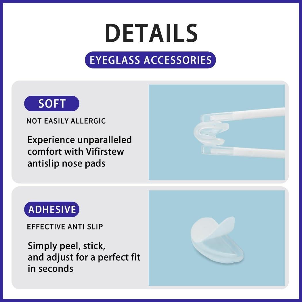 Almohadillas Antideslizantes para Gafas Igezyoe 30pcs Silicona