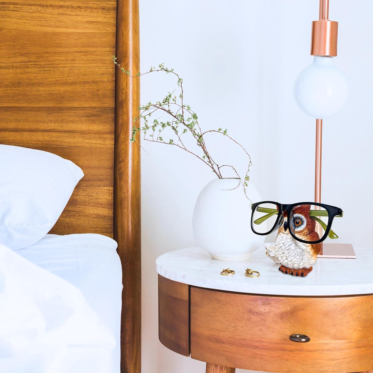 Soporte para Gafas de Búho AMAJY - Organizador Decorativo 10 cm