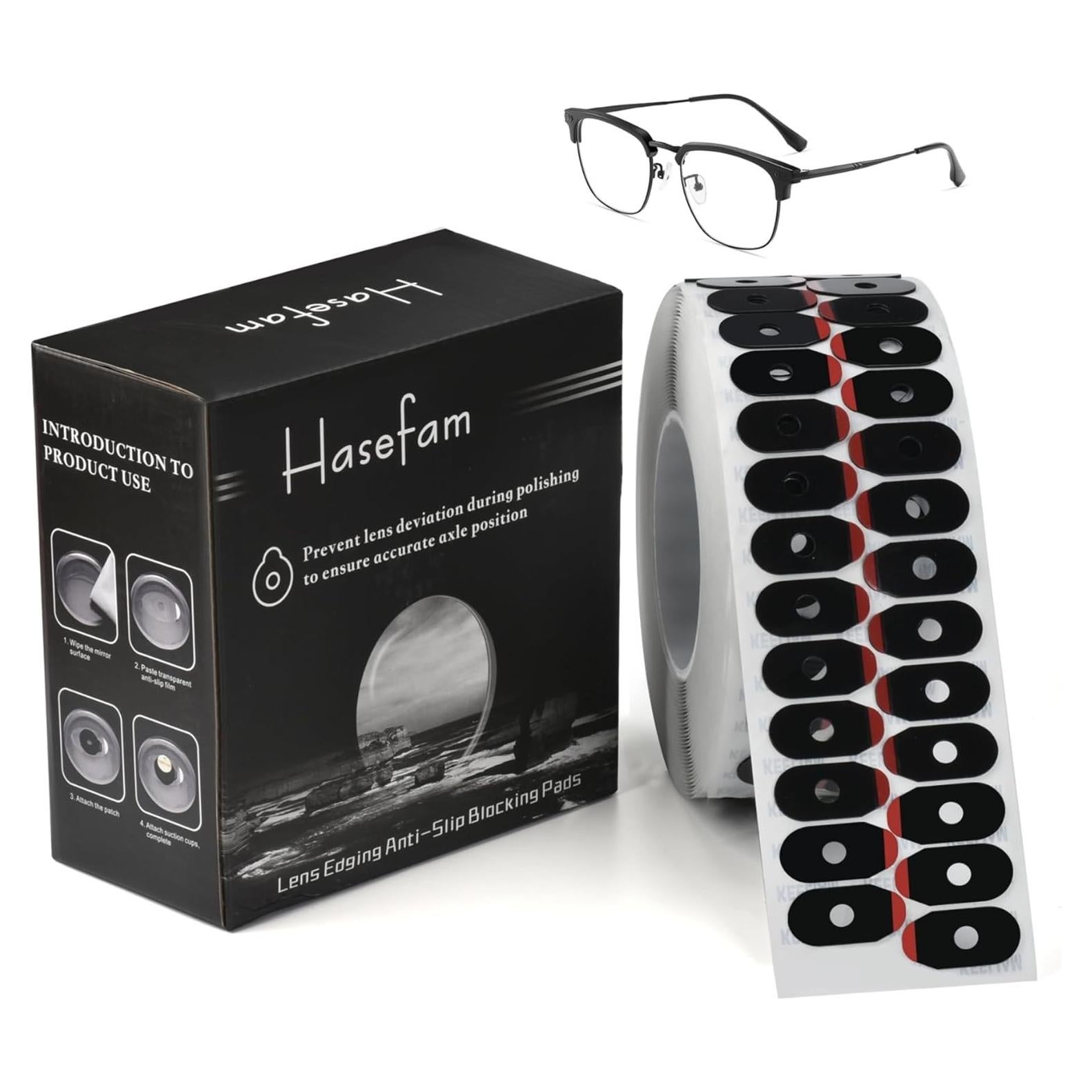 1000 Almohadillas de Bloqueo Hasefam 1.7x3.3cm Antideslizantes