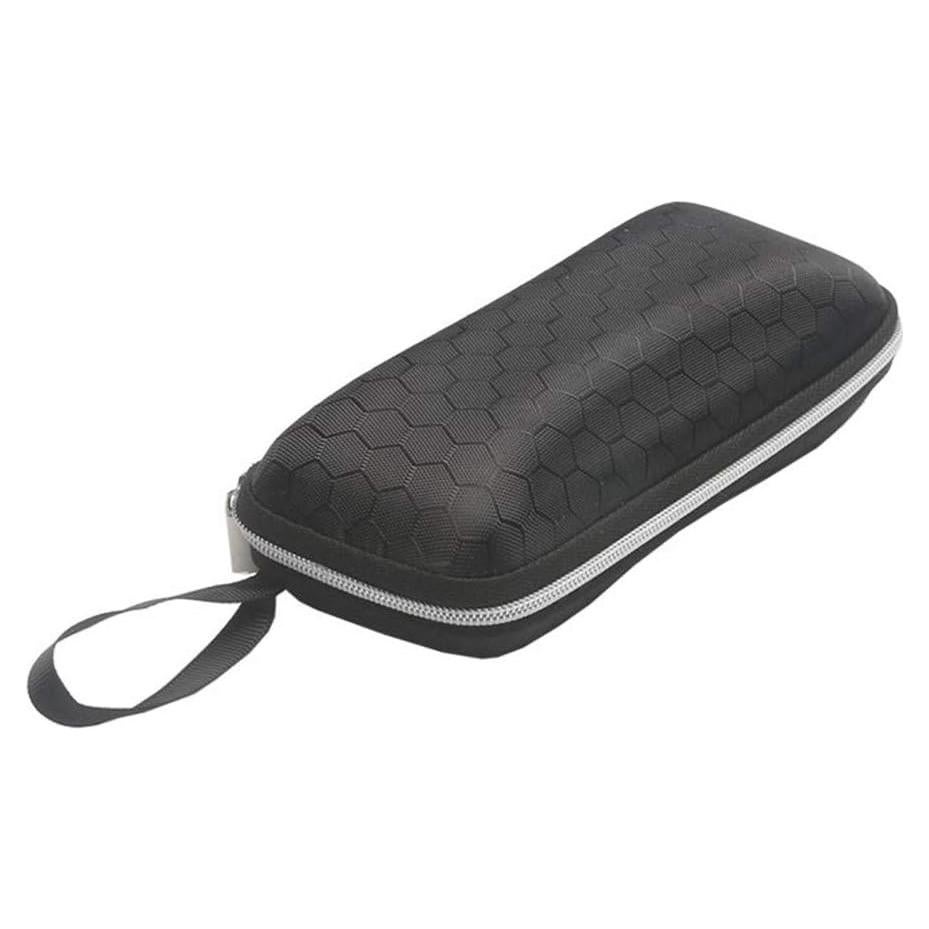 Estuche rígido para gafas de sol EVA negro con cremallera