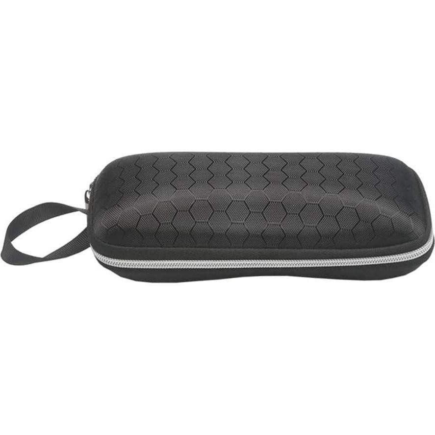 Estuche rígido para gafas de sol EVA negro con cremallera