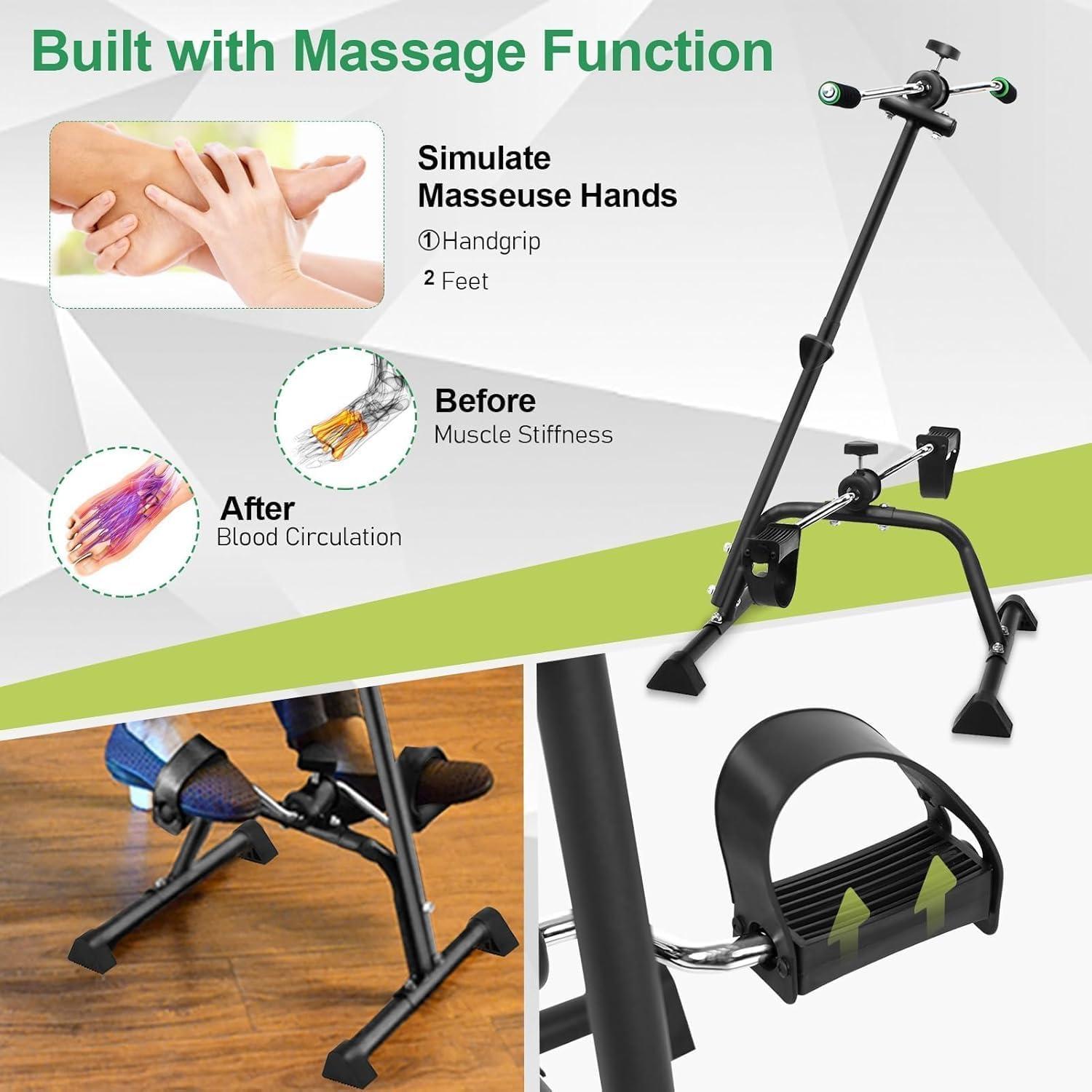 Bicicleta de Ejercicio LEAQU para Personas Mayores Ajustable