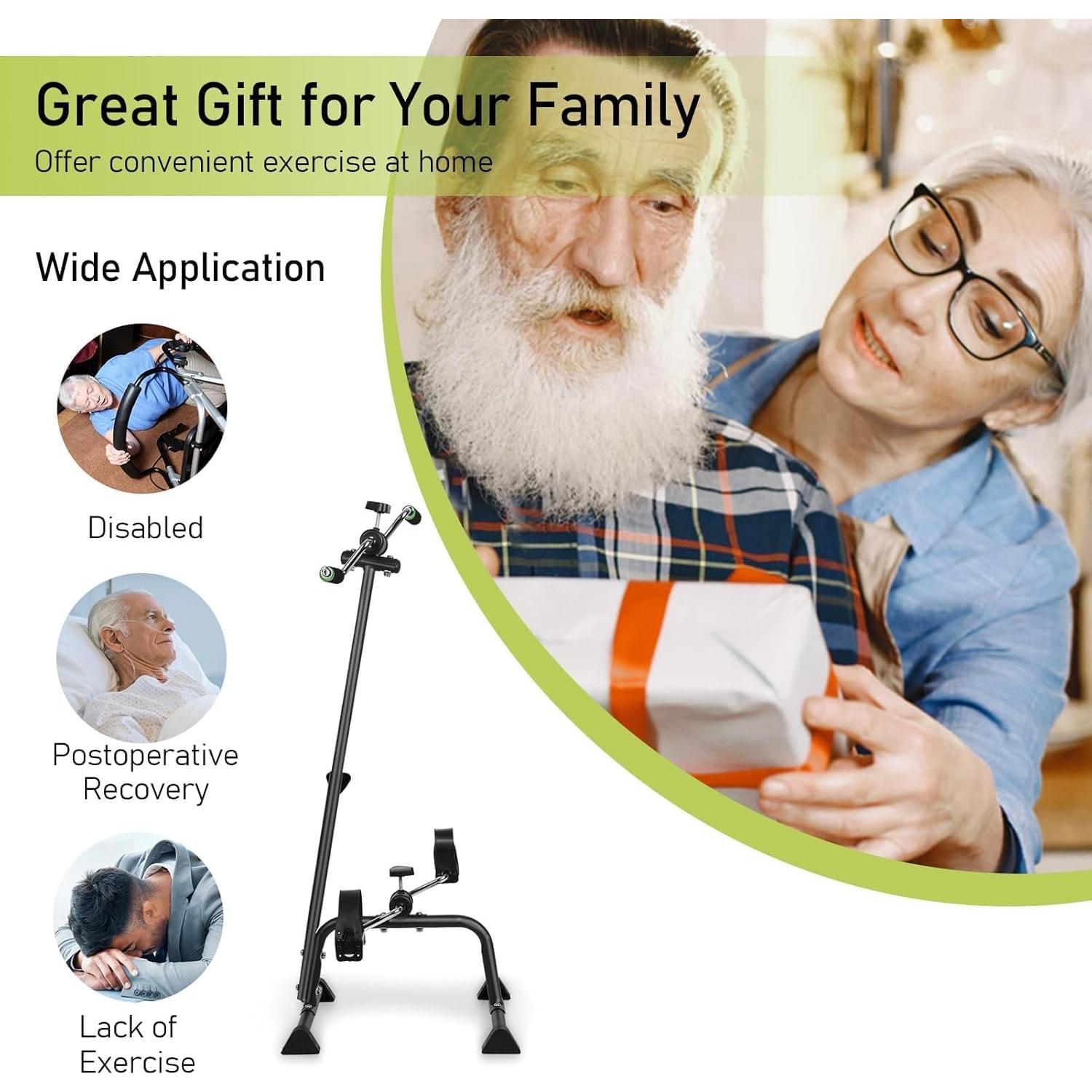 Bicicleta de Ejercicio LEAQU para Personas Mayores Ajustable