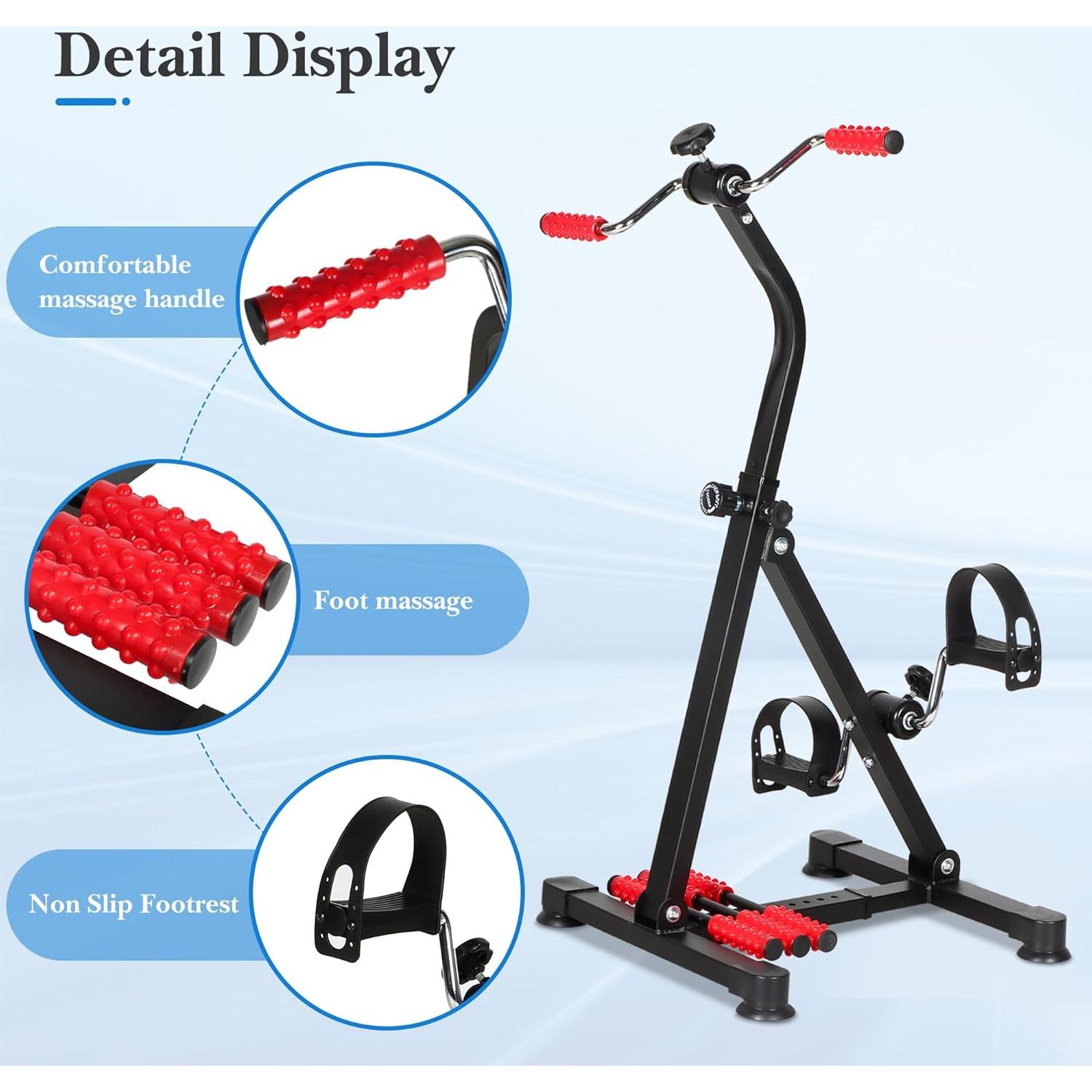 Ejercitador de Pedales NIdreamCE Ajustable para Rehabilitación