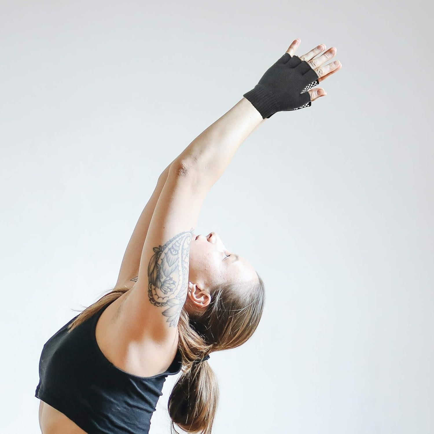 Guantes de Yoga Pilates Cosmos Antideslizantes para Mujeres - 2 Pares